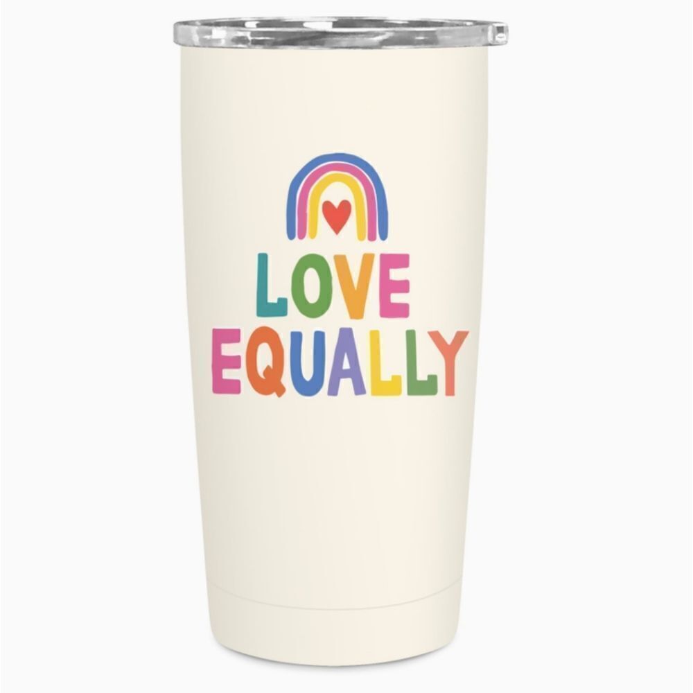 Brand New 17‎ oz./500 ml Love Equally Insulated Stainless Steel Tumbler